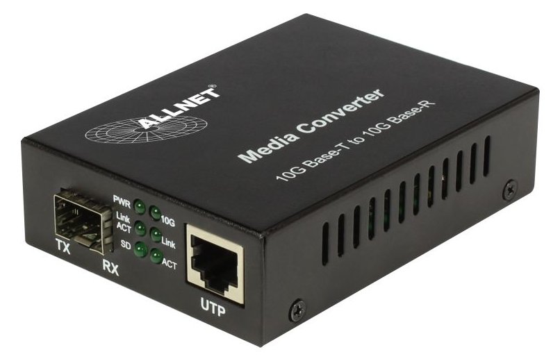 ALLNET ALL-MC109-SFP+ - 10000 Mbit/s - 10Base-T - 100Base-TX - 1000Base-T - Gigabit Ethernet - Voll