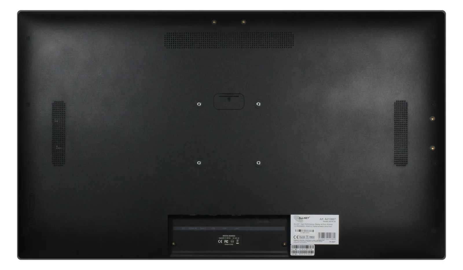 ALLNET High Performance Display 32 Zoll Android 12 RK3588 HDMI In Farbe schwarz, Ansicht 2