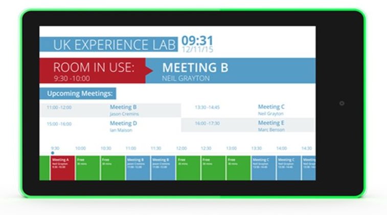 ALLNET Meetingraum RGB LED Tablet 10 RK3288 Android 10 und NFC/RFID - 16 GB - 25,4 cm