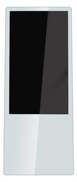 ALLNET Standdisplay 43 Zoll Aufsteller mit Laufrollen 700 Nits HDMI Farbe von LumaTech