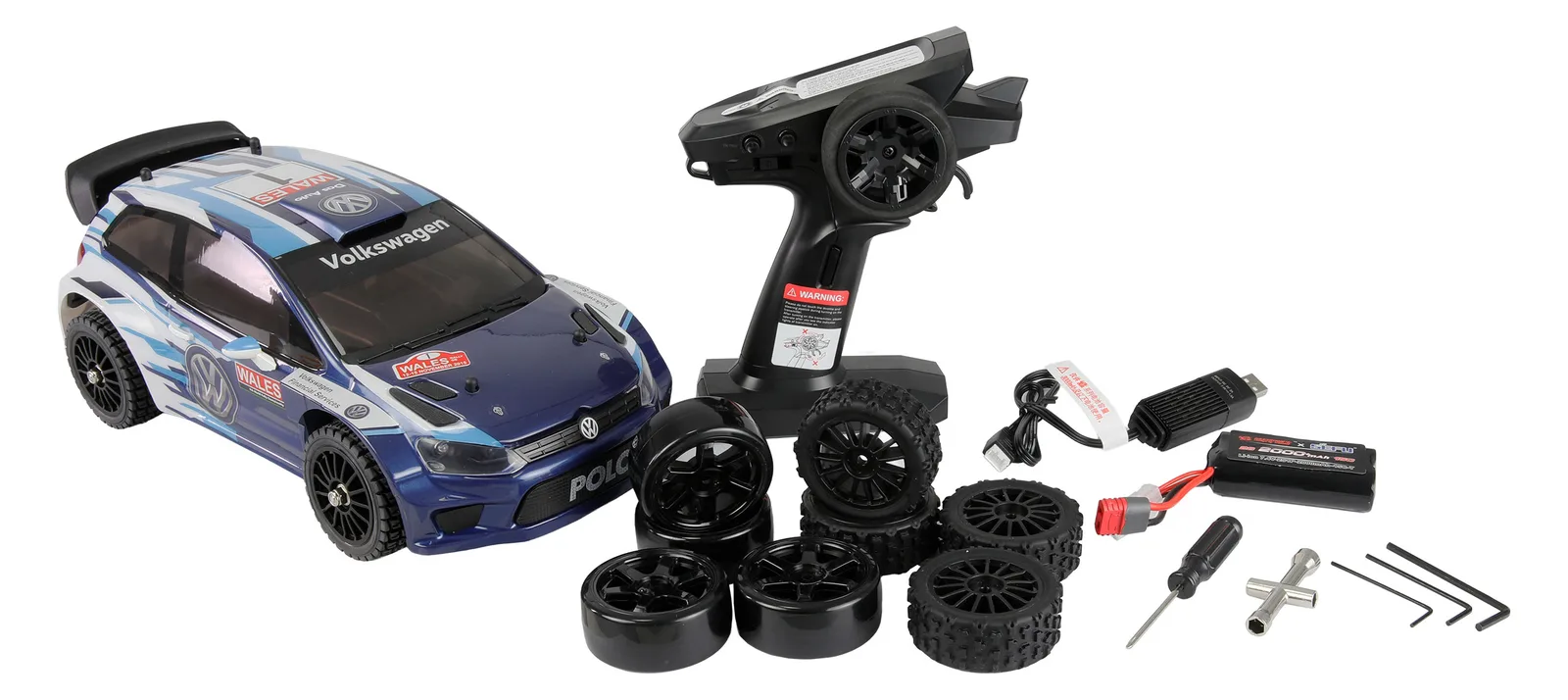 Amewi RC Rallye VW Polo R WRC HyperGo 1 14 RTR blau, Ansicht 2
