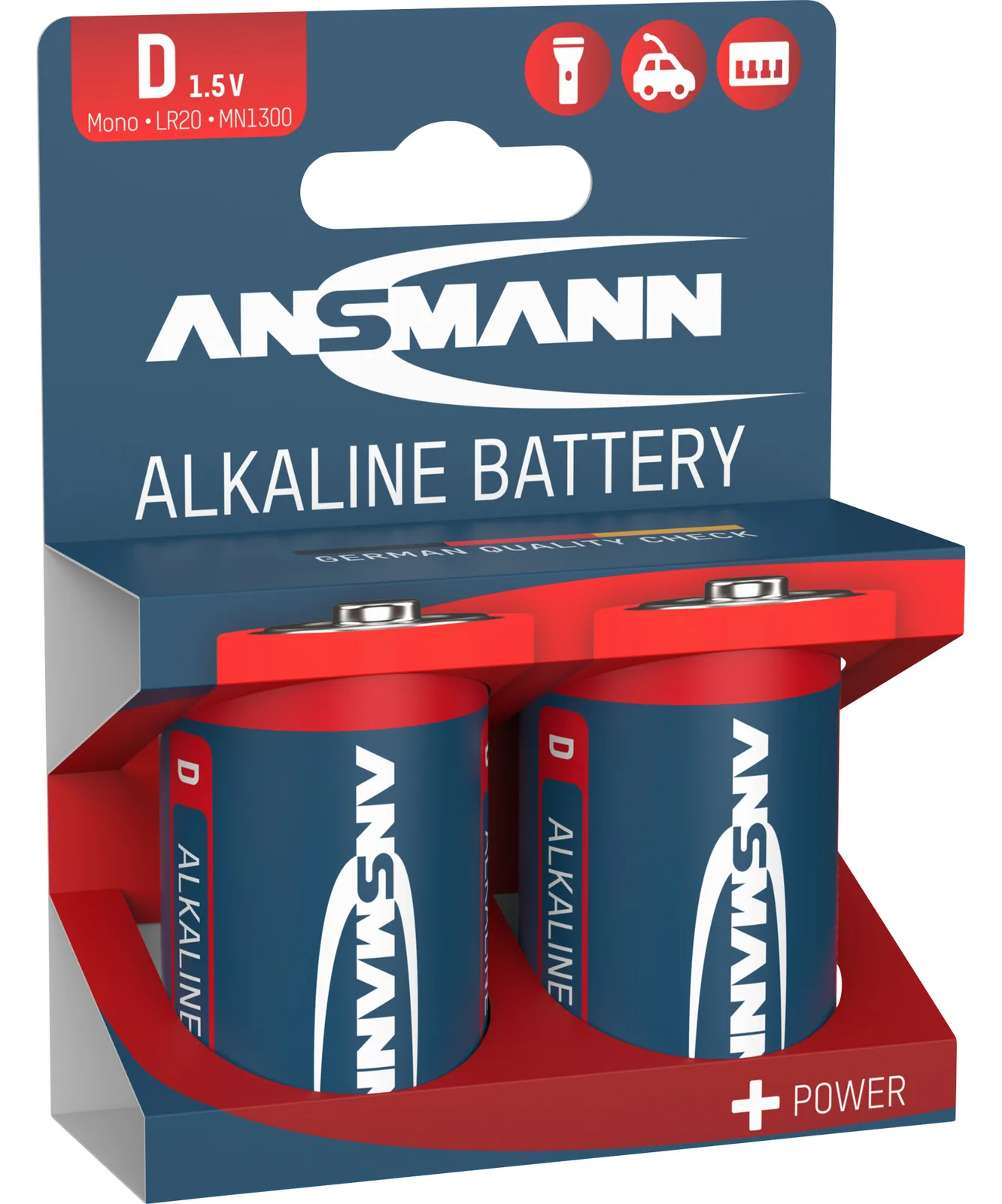 Ansmann RED LINE - Batterie 2 x D - Alkalisch, Ansicht 3