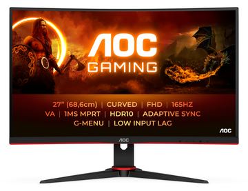 AOC Gaming C27G2E/BK - LED-Monitor - Gaming - gebogen - 68.6 cm (27) von LumaTech