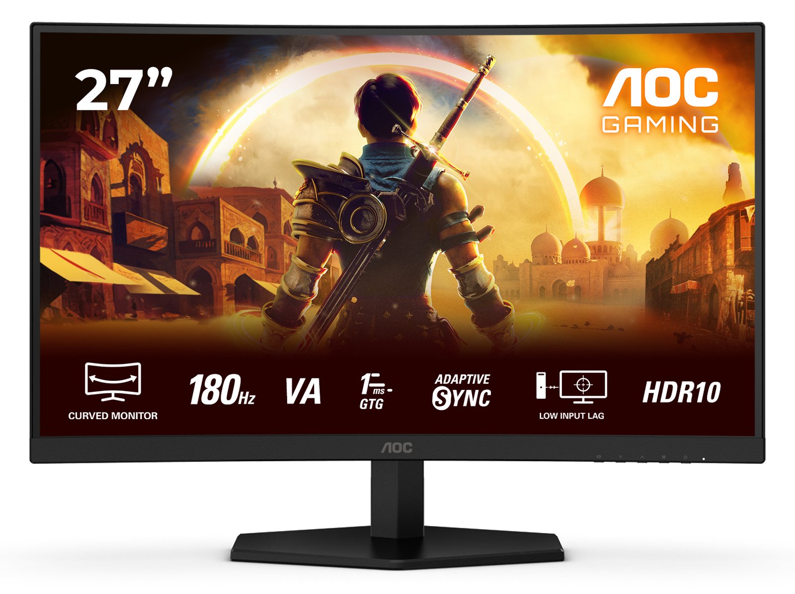 AOC Gaming C27G42E - LED-Monitor - Gaming - gebogen - 68.6 cm (27)