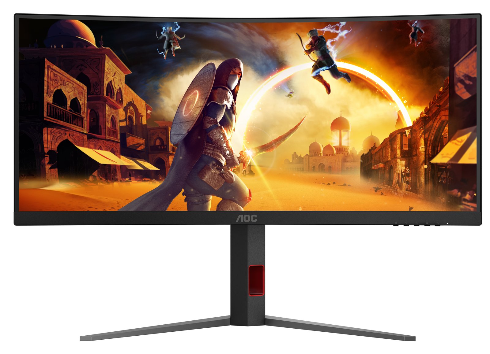 AOC Gaming CU34G4 - LED-Monitor - Gaming - gebogen - 86.36 cm (34)