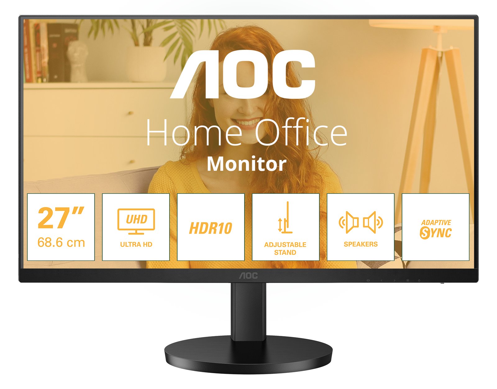 AOC U27B3AF - LED-Monitor - 68.6 cm (27) - 3840 x 2160 4K UHD (2160p)