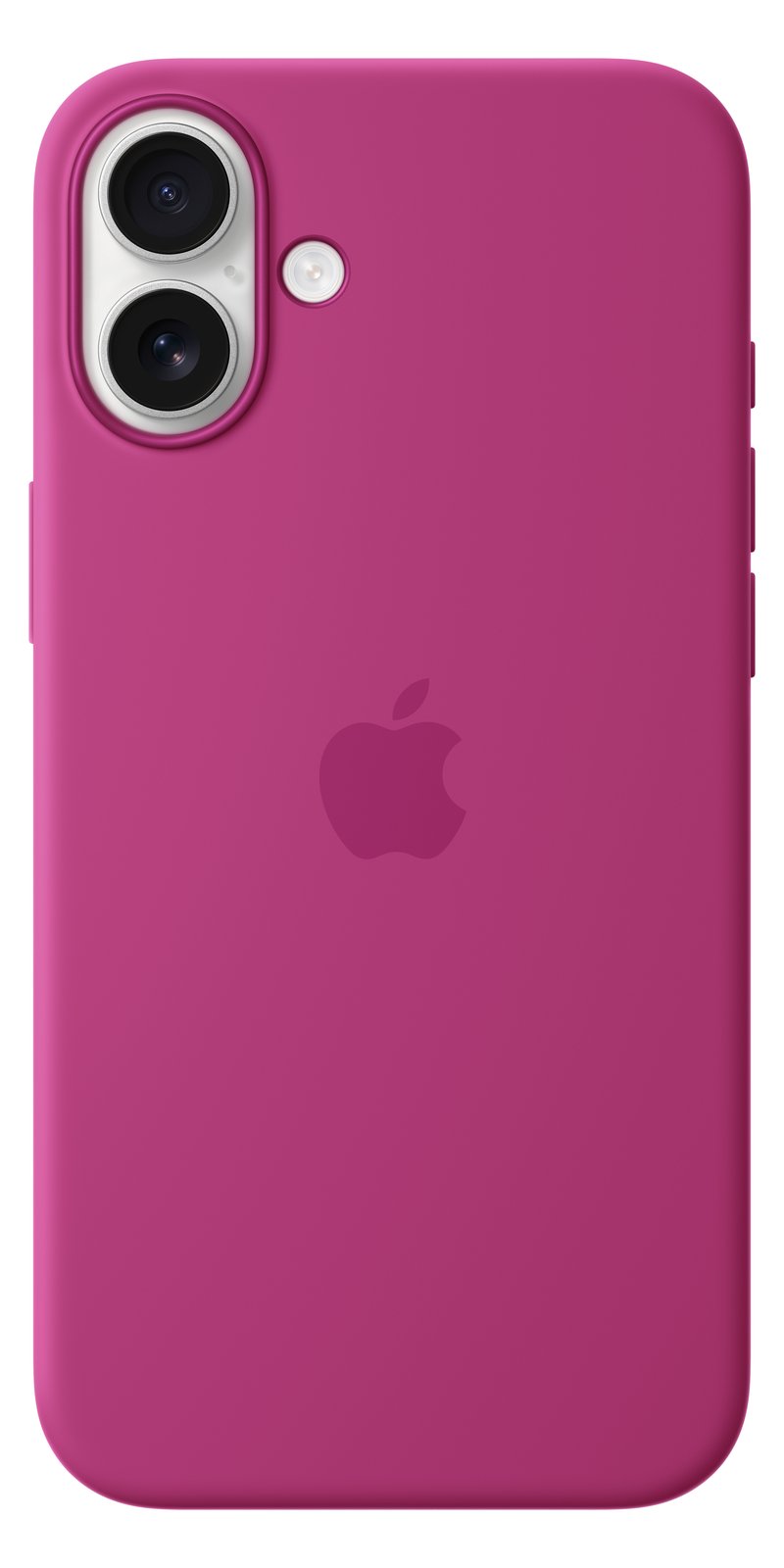 Apple iPhone 16 Plus Silikon Case mit MagSafe - Magentafarben