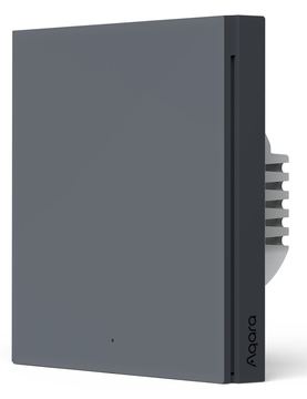 Aqara Smart Wall Switch 1-fach ohne Neutralleiter - Schwarz von LumaTech