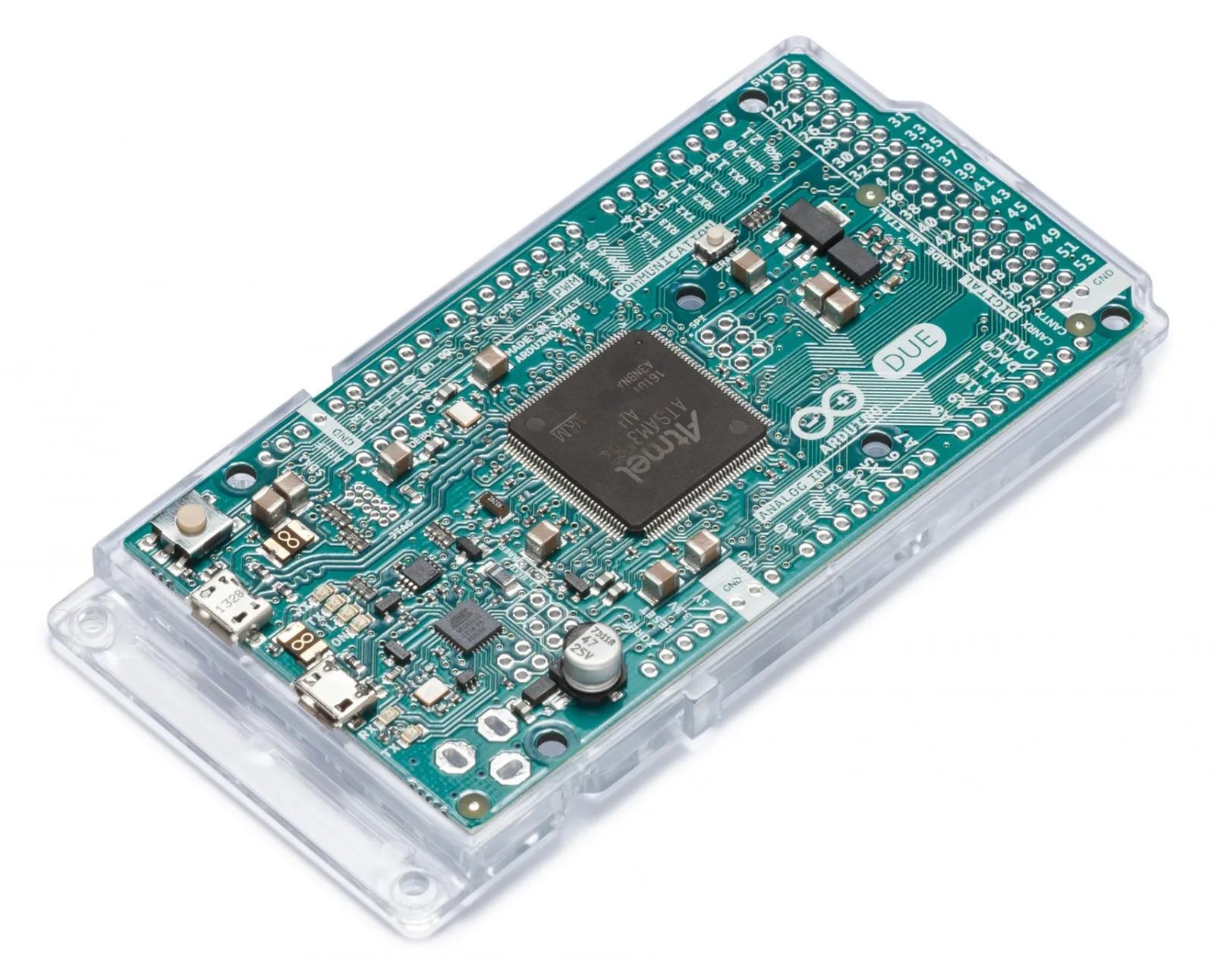 Arduino Due - 84 MHz - AT91SAM3X8E - 0,512 MB - 96 KB - Arduino - 3,3 V, Ansicht 2