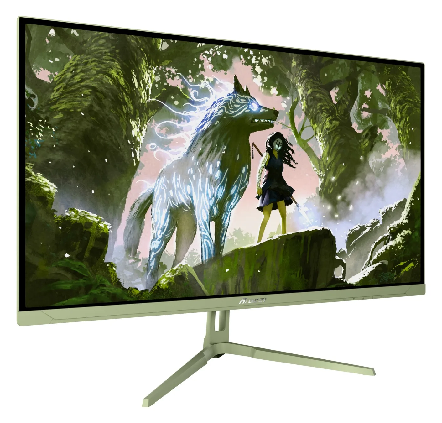 Arozzi TFT Nova 27 IPS waldgrün - Flachbildschirm (TFT/LCD) - 68,6 cm, Ansicht 2