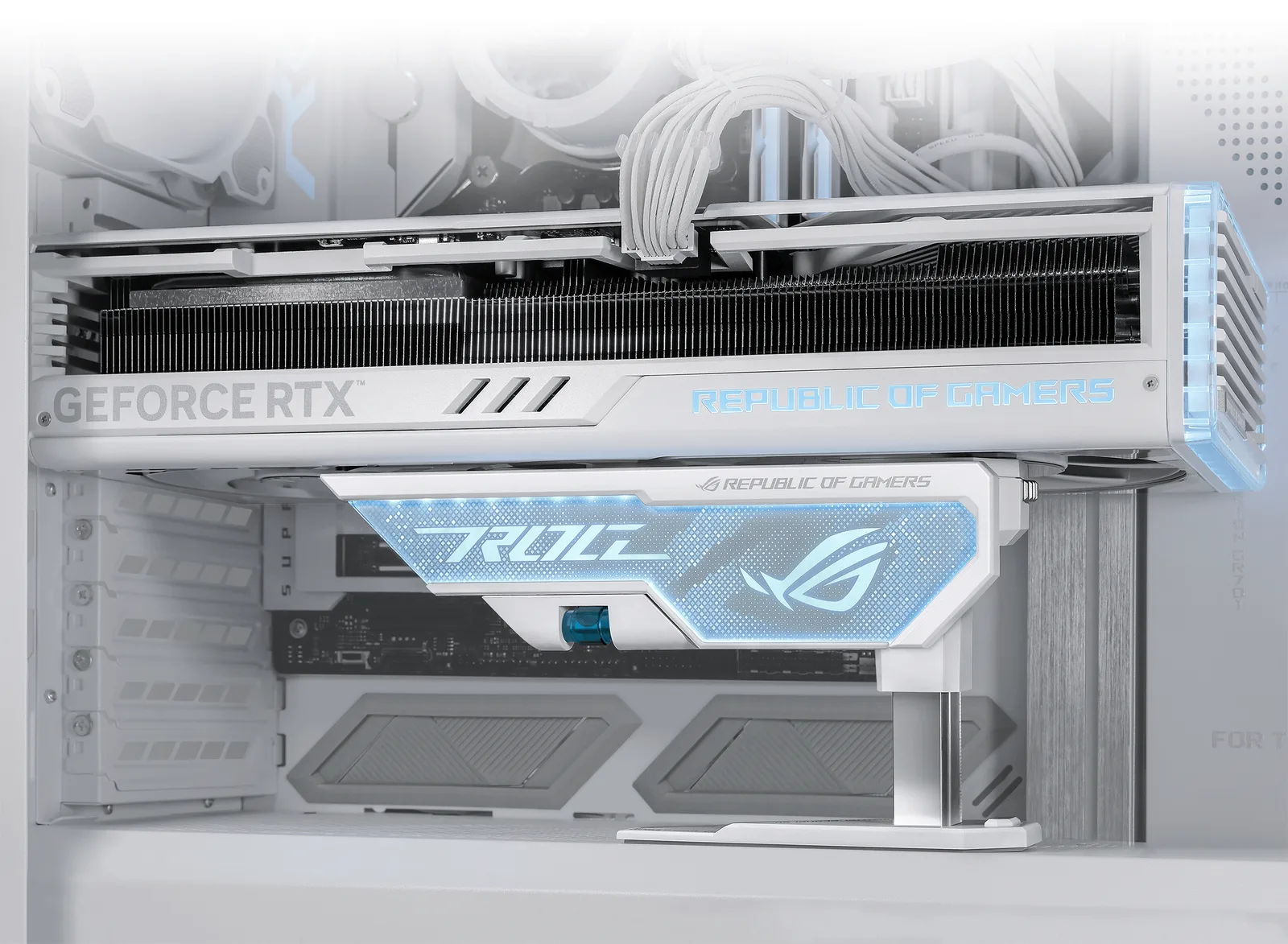ASUS Zub Asus XH01 ROG HERCULX GRAPHICS CARD HOLDER WH, Ansicht 2