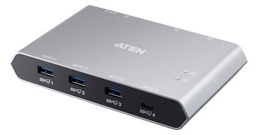 ATEN US3342 - USB-Umschalter für die gemeinsame Nutzung von Peripheriegeräten - 3 x USB 3.2 Gen 2 + 1 x USB-C von LumaTech