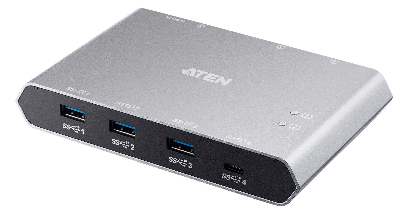 ATEN US3342 - USB-Umschalter für die gemeinsame Nutzung von Peripheriegeräten - 3 x USB 3.2 Gen 2 + 1 x USB-C
