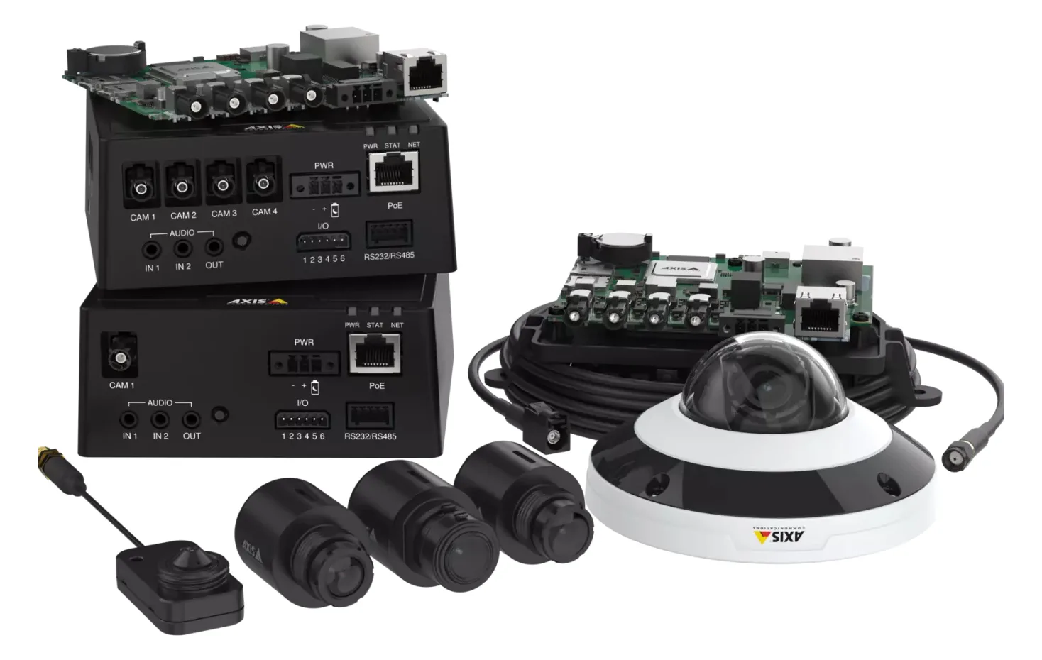 Axis F2105-RE - Kamera-Sensoreinheit - Schwarz, NCS S 9000-N, Ansicht 4