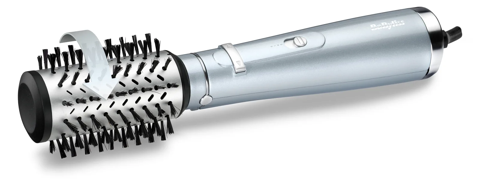 BaByliss Hydro-Fusion Hydro Fusion Air Styler - Heißluftbürste - Warm - Aqua-Farbe - Schwarz - Metallisch - China, Ansicht 4