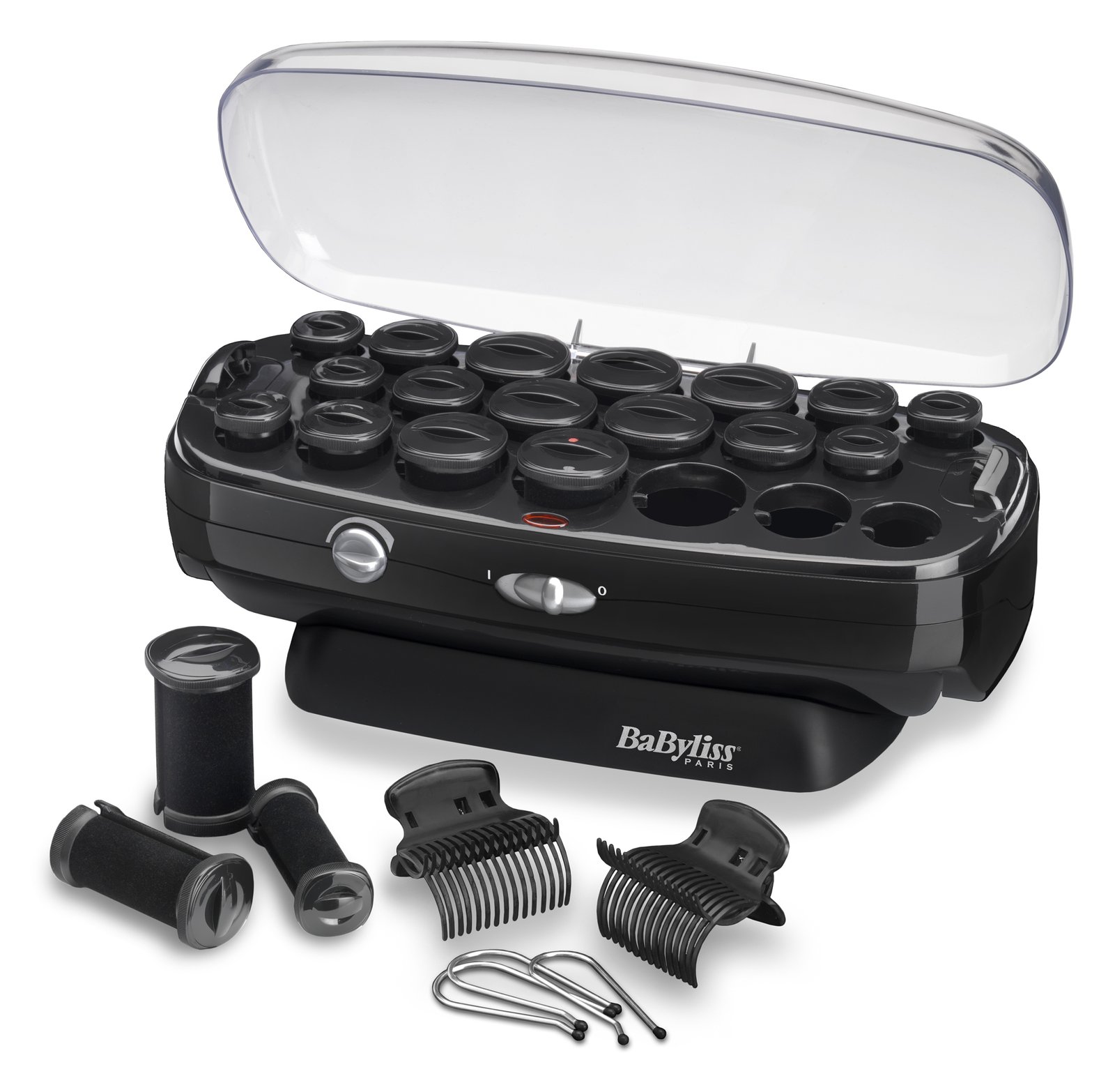 BaByliss Thermo Ceramic Rollers - Haar-Styling-Set - 90 °C - 140 °C - 360 s - Schwarz - Edelstahl - China