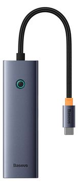 Baseus 4in1 Hub UltraJoy USB-C zu USB 3.0 Grauraum B0005280A813-03 - Hub - 5 Gbps von LumaTech