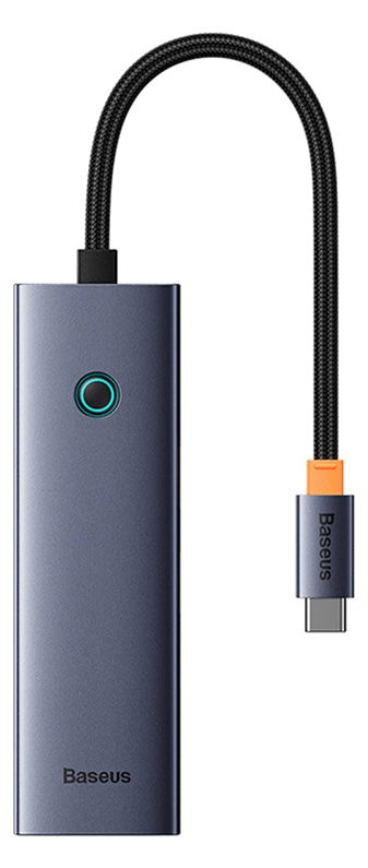 Baseus 4in1 Hub UltraJoy USB-C zu USB 3.0 Grauraum B0005280A813-03 - Hub - 5 Gbps