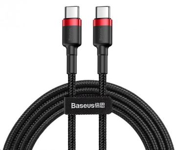 Baseus Cafule, 2 m, USB C, USB C, 0,48 Gbit/s, Schwarz, Rot von LumaTech