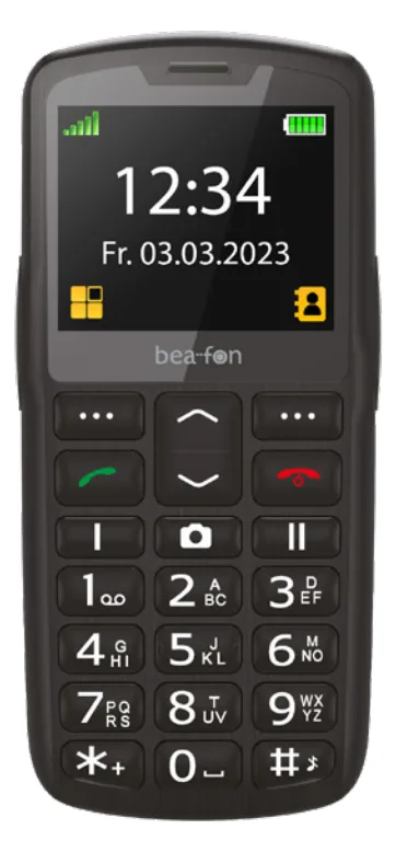 Bea-fon SL260 LTE schwarz-silber - Mobiltelefon, Ansicht 3
