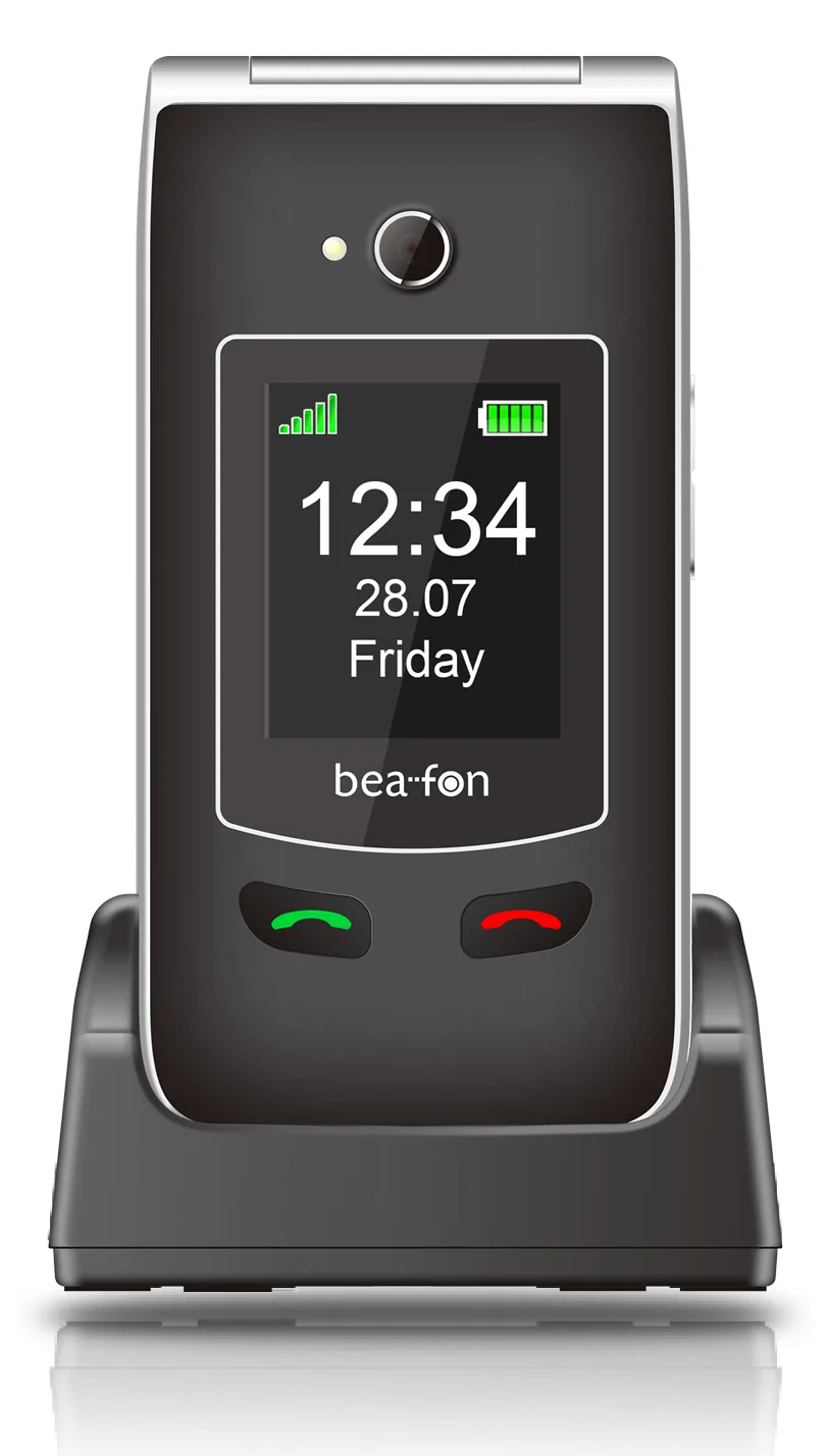 Bea-fon SL645plus schwarz-silber - Mobiltelefon - 1.550 mAh, Ansicht 2