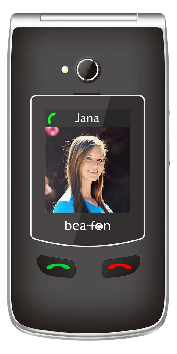 Bea-fon SL645plus schwarz-silber - Mobiltelefon - 1.550 mAh, Ansicht 3
