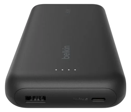 Belkin 20k PD30w Integrated USB-C Cable Power Bank Black, Ansicht 2