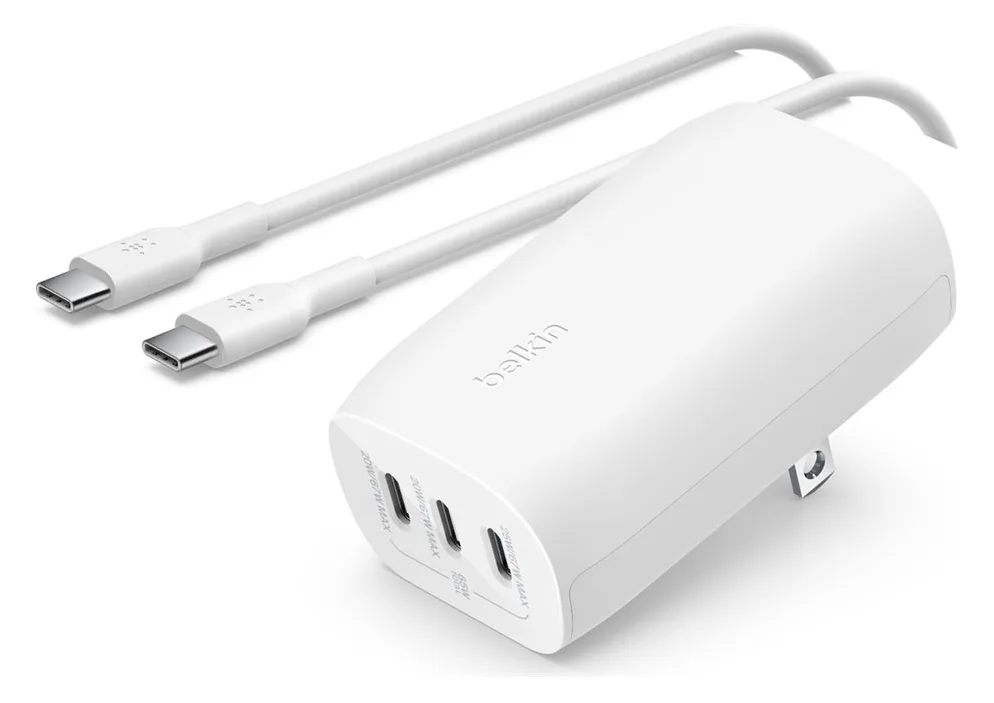 Belkin BoostCharge - Netzteil - PPS Technology - 67 Watt - 3.25 A - PD 3.0, Power Delivery 3.1, Ansicht 4