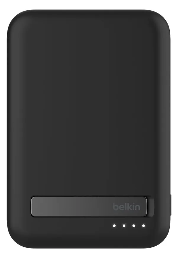 Belkin BoostCharge Pro - Induktive Power Bank - magnetisch mit Qi2 - 10000 mAh - 15 Watt - Fast Charge - Schwarz, Ansicht 3