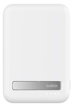 Belkin BoostCharge Pro - Induktive Power Bank - magnetisch mit Qi2 - 10000 mAh - 15 Watt - Fast Charge - Weiß von LumaTech