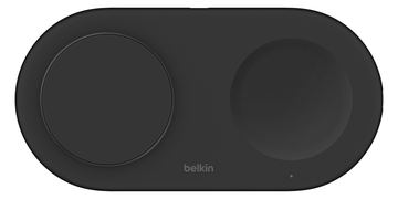 Belkin BoostCharge Pro Kabellose magnetische 2-in-1-Ladestation mit Qi2 (15W) schwarz von LumaTech
