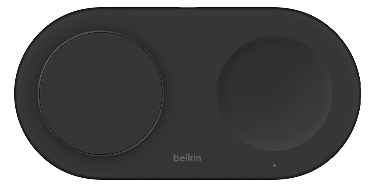 Belkin BoostCharge Pro Kabellose magnetische 2-in-1-Ladestation mit Qi2 (15W) schwarz