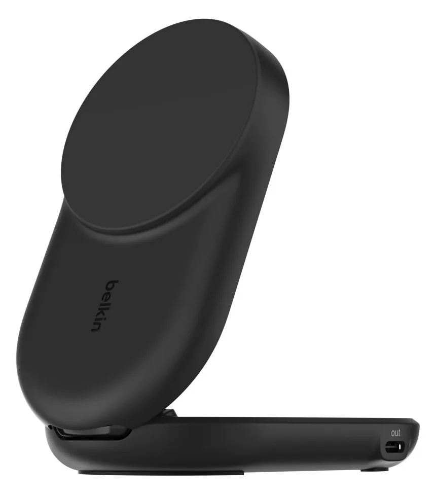 Belkin UltraCharge - Kabelloses Ladegerät - magnetisch, faltbar + AC-Netzteil - 25 Watt - Fast Charge (USB-C), Ansicht 3