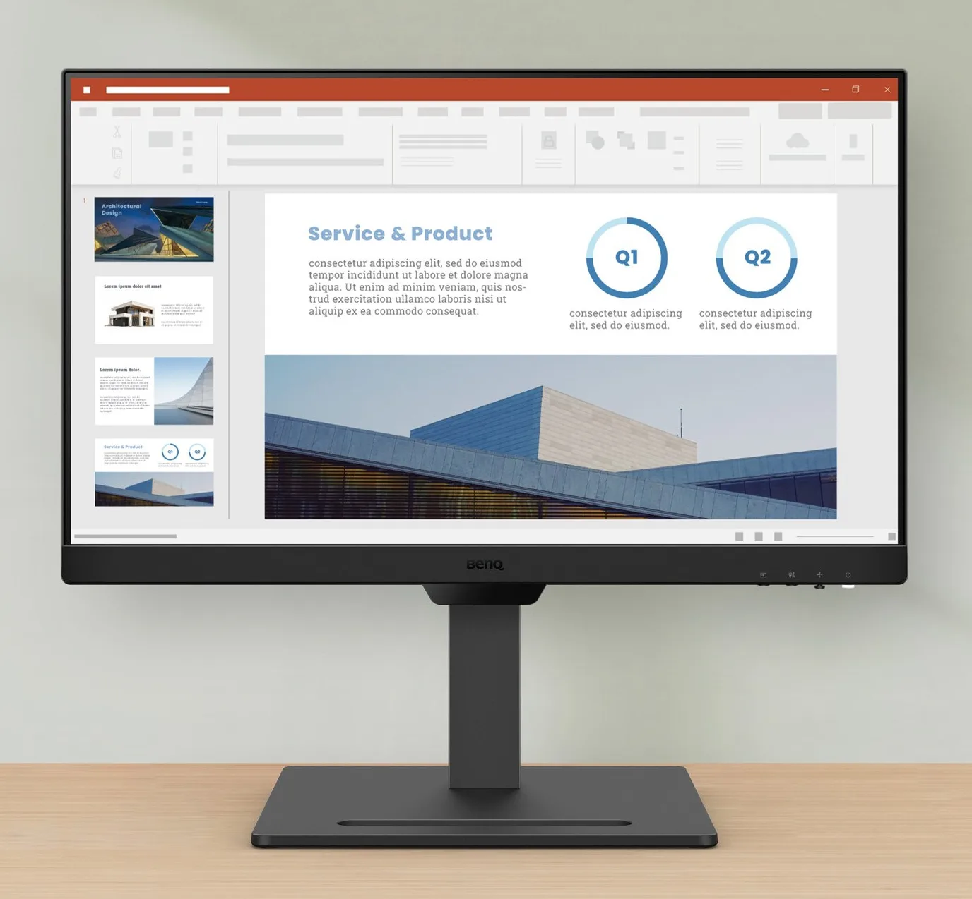 BenQ GW2490T - LED-Monitor - 61 cm (24) (23.8 sichtbar), Ansicht 2