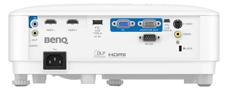 BenQ MW560 - DLP-Projektor - tragbar - 3D - 4000 ANSI-Lumen - WXGA (1280 x 800), Ansicht 3