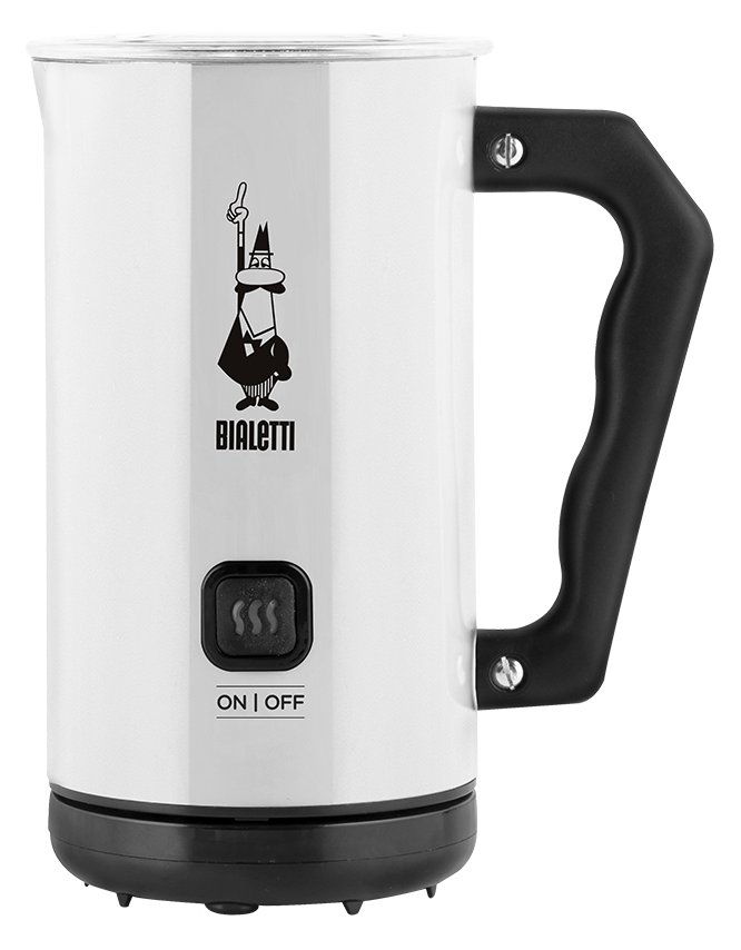 Bialetti MKF02 elektrischer Milchaufschäumer weiß