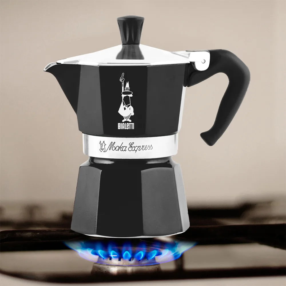 Bialetti Moka Express - Kaffeemaschine - 60 ml - schwarz, Ansicht 4
