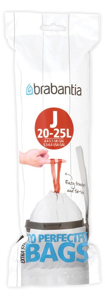 Brabantia 115585 - 23 l - Weiß - Hart-Polyethylen (HDPE) - 55 cm - 535 mm - 20 Stück(e)