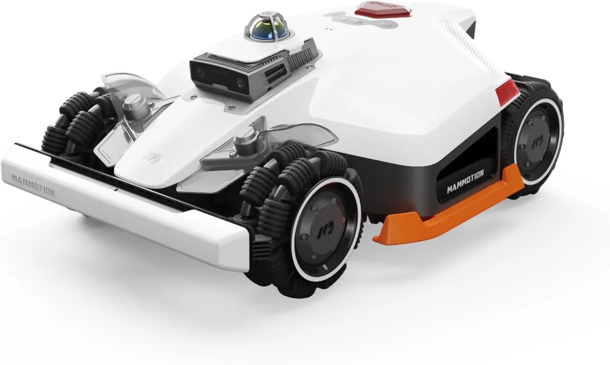 MAMMOTION LUBA 3 AWD 3000 Mähroboter ohne Begrenzungskabel für 3000㎡, 360° LiDAR+NetRTK+KI Vision Tri-Fusion-Positionierung, AWD für 80% Steigungen, Keine RTK-Basisstation, bis zu 30 Zonen, 12Ah Akku