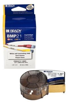 Brady Corporation Brady 110929 - Schwarz - Durchscheinend - Weiß - Druckeretikett - Vinyl - Wärmeübertragung von LumaTech