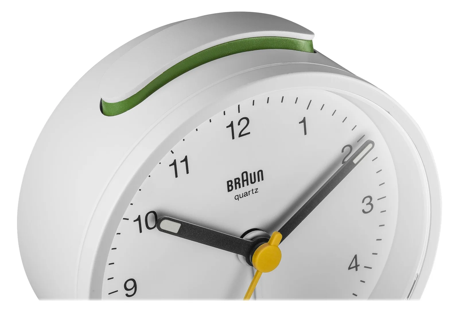 Braun Reflex BC12 - Wecker - rund - Quarz - Schreibtisch - Weiß, Ansicht 4