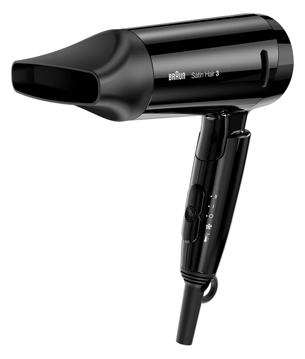 Braun Satin Hair 3 HD350 - Schwarz - Monochromatisch - Hängeschlaufe - Schieber - 1600 W - 1 Stück(e), Ansicht 3