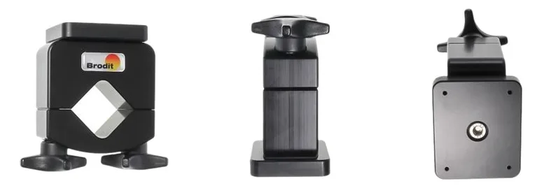 Brodit Pipe Mount with mounting plate - Aktive Halterung - Drinnen - Schwarz, Ansicht 3