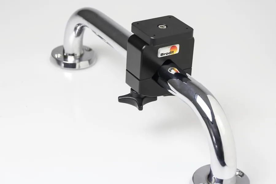 Brodit Pipe Mount with mounting plate - Aktive Halterung - Drinnen - Schwarz, Ansicht 4