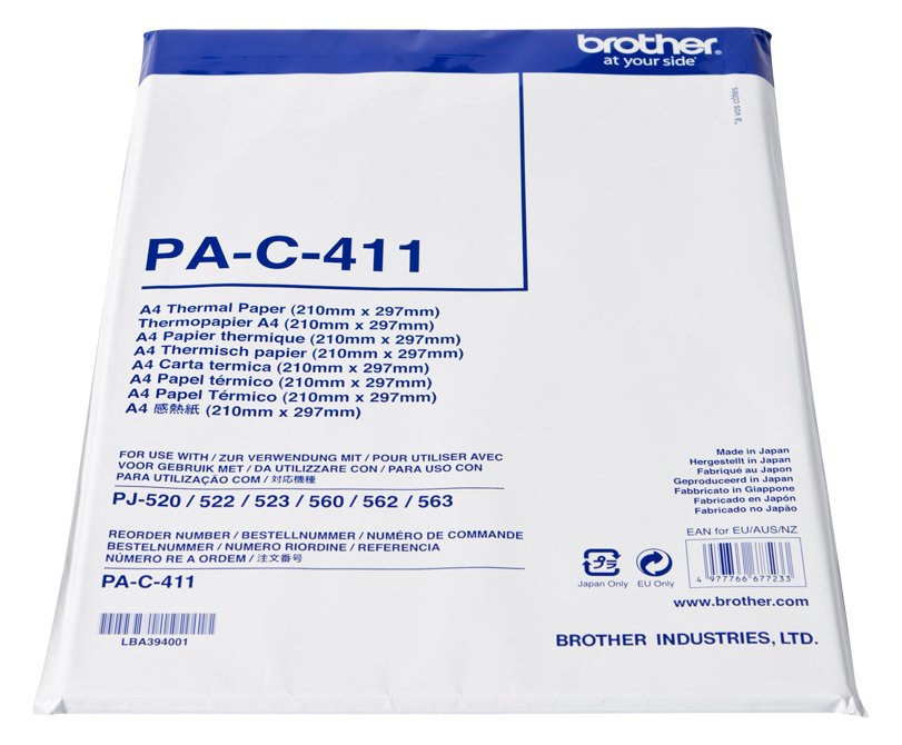 Brother A4 (210 x 297 mm) 100 Blatt Thermopapier