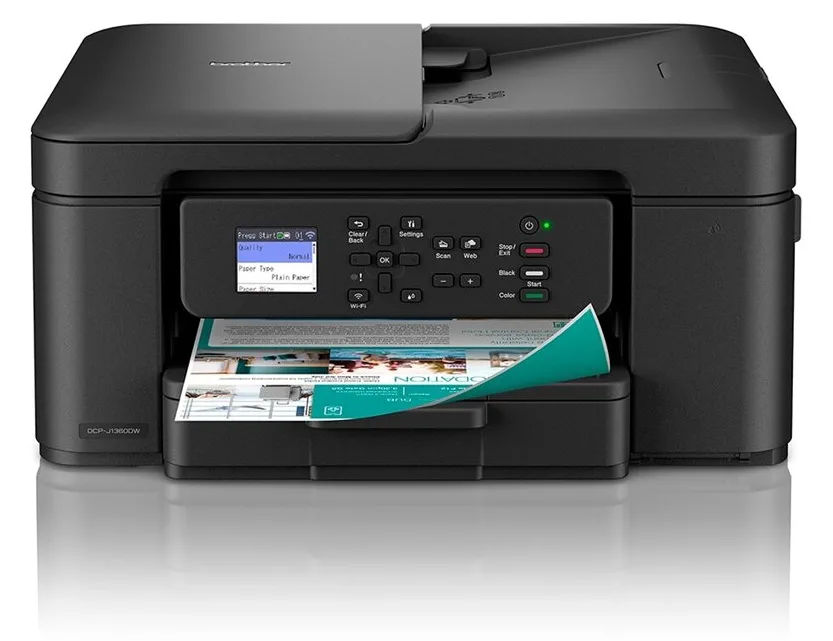 Brother DCP-J1360DW - Multifunktionsdrucker - Farbe - Tintenstrahl - A4/Legal (Medien), Ansicht 2