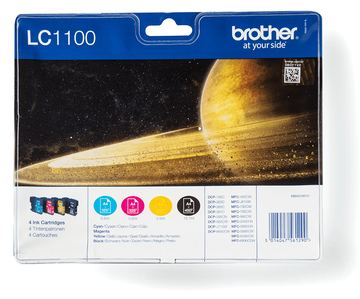 Brother LC1100 Value Pack - 4er-Pack - Schwarz, Gelb, Cyan, Magenta von LumaTech