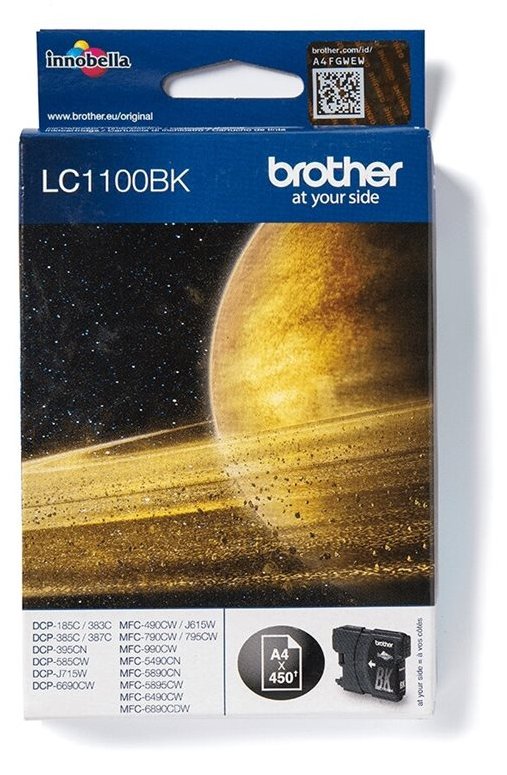 Brother LC1100BK - Schwarz - Original - Tintenpatrone von LumaTech