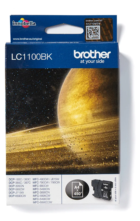 Brother LC1100BK - Schwarz - Original - Tintenpatrone, Ansicht 2