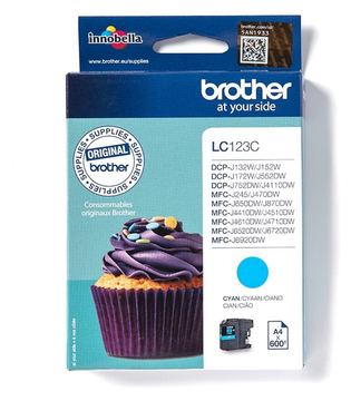 Brother LC123C - Hohe Ergiebigkeit - Cyan - Original von LumaTech